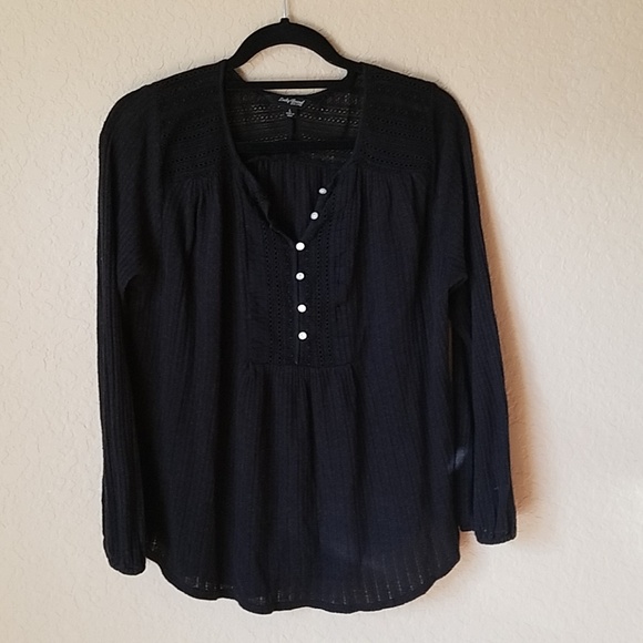 Lucky Brand Tops - Lucky Brand Black Shirt